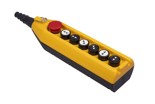 PV Series 7 Hole Double Speed 1NC Emergency Stop Crane Pendant Station